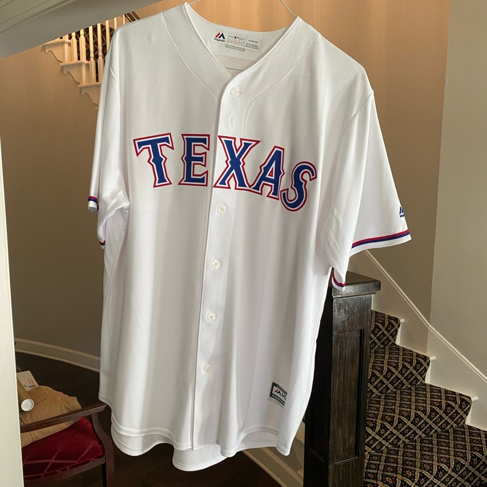 Texas Rangers baseball jersey